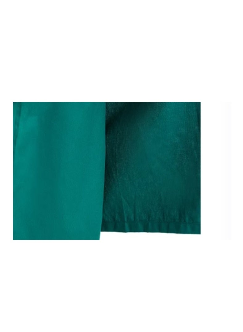 أثواب جراحية، أثواب طبية خاصة لغسل اليدين، أثواب عزل، ملابس عمل طويلة الأكمام للطبيبات، ملابس غسل اليدين، أثواب جراحية (خضراء). - Image 3